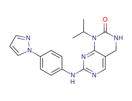 1-isopropyl-7-[4-(pyrazol-1-yl)phenylamino]-3,4-dihydro-pyrimido[4,5-d]pyrimidin-2(1H)-one