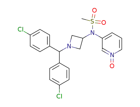 Methanesulfonamide,
N-[1-[bis(4-chlorophenyl)methyl]-3-azetidinyl]-N-(1-oxido-3-pyridinyl)-