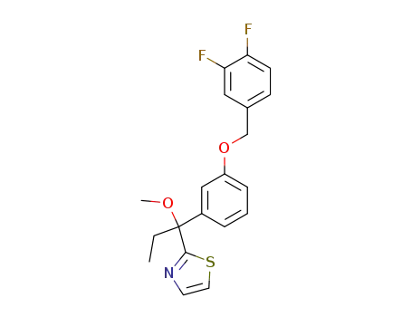2-{1-[3-(3,4-Difluoro-benzyloxy)-phenyl]-1-methoxy-propyl}-thiazole