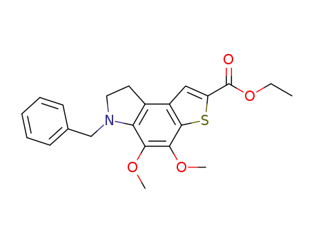 6-Benzyl-4,5-dimethoxy-7,8-dihydro-6H-thieno[3,2-e]indole-2-carboxylic acid ethyl ester
