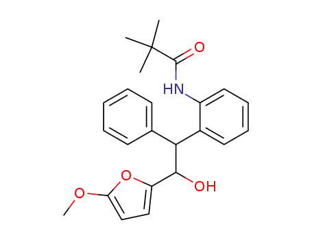 1-(2-(5-methoxy)furanyl)-2-phenyl-2-(2-pivaloylamododiphenyl)ethanol