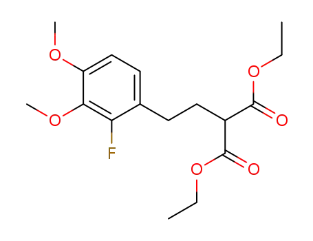 1,3-Diethyl 2-[2-(2-fluoro-3,4-dimethoxyphenyl)ethyl]propanedioate