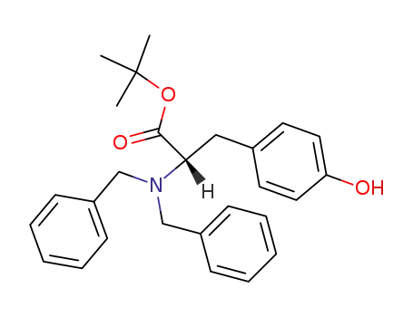L-Tyrosine, N,N-bis(phenylmethyl)-, 1,1-dimethylethyl ester