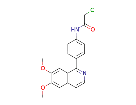 Acetamide, 2-chloro-N-[4-(6,7-dimethoxy-1-isoquinolinyl)phenyl]-