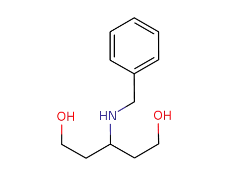 Molecular Structure of 1034082-96-6 (3-[(PhenylMethyl)aMino]-1,5-pentanediol)