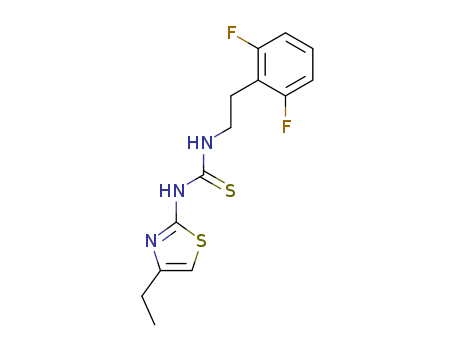 Thiourea,N'-[2-(2,6-difluorophenyl)ethyl]-N-(4-ethyl-2-thiazolyl)-