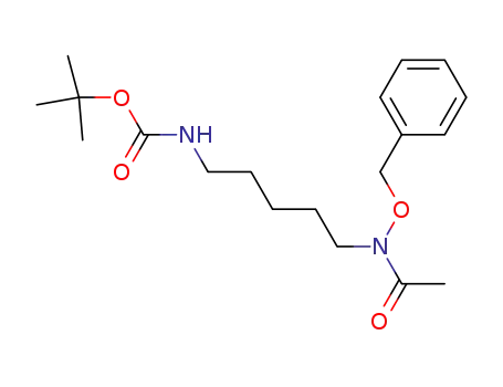 1-<(tert-Butoxycarbonyl)amino>-5-<acetyl(benzyloxy)amino>pentane