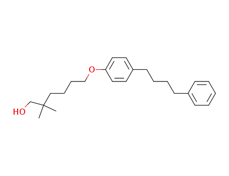 2,2-dimethyl-6-<4-(4-phenylbutyl)phenoxy>hexanol