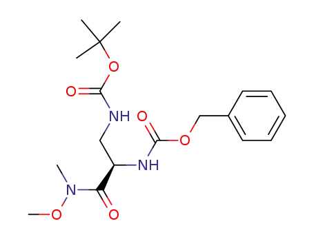 (R)-2-benzyloxycarbonylamino-3-tert-butoxycarbonylamino-N-methoxy-N-methylpropanamide