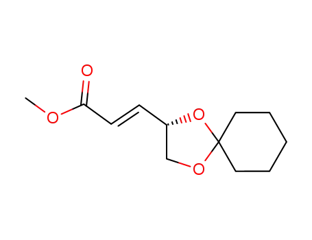 (S)-methyl-3-(1,4-dioxaspiro<4.5>dec-2-yl)-propenoate