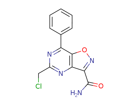 3-CARBAMIDO-5-CHLOROMETHYL-7-PHENYLISOXAZOLO[4,5-D]PYRIMIDINE