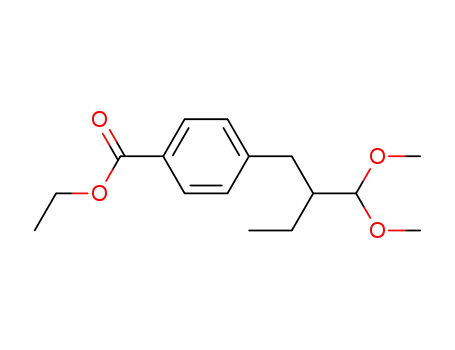 4-(2-Dimethoxymethyl-butyl)-benzoic acid ethyl ester