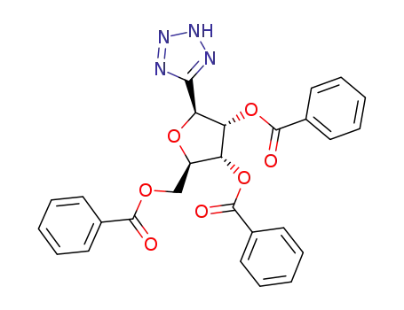 5-(2',3',5'-tri-O-benzoyl-β-D-ribofuranosyl)-tetrazole