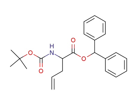 Molecular Structure of 74514-73-1 (diphenylmethyl (N-t-butoxycarbonyl)-2-aminopent-4-enoate)