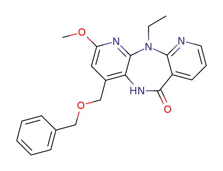 9-Benzyloxymethyl-5-ethyl-7-methoxy-5,10-dihydro-4,5,6,10-tetraaza-dibenzo[a,d]cyclohepten-11-one