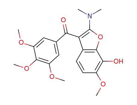 Methanone,  [2-(dimethylamino)-7-hydroxy-6-methoxy-3-benzofuranyl](3,4,5-trimethoxyphenyl)-