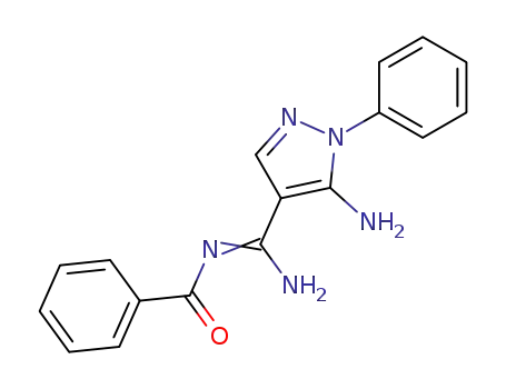 Benzamide, N-[(5-amino-1-phenyl-1H-pyrazol-4-yl)iminomethyl]-