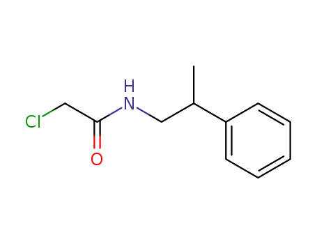 Molecular Structure of 141463-70-9 (2-CHLORO-N-(2-PHENYLPROPYL)ACETAMIDE)