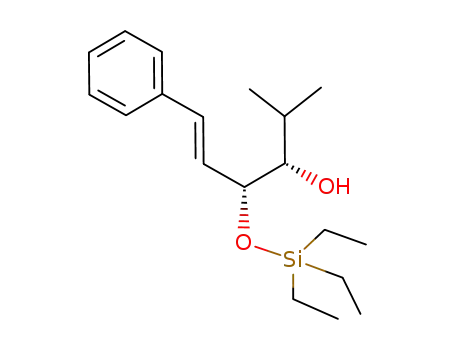 (E)-(3S,4R)-2-Methyl-6-phenyl-4-triethylsilanyloxy-hex-5-en-3-ol