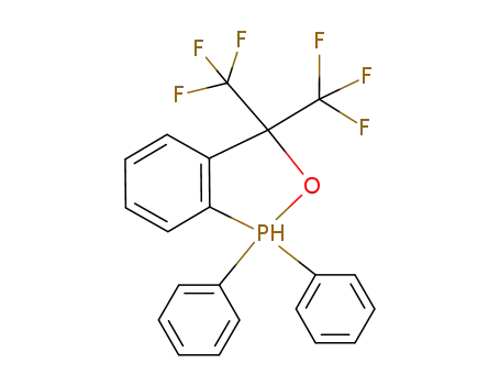 1,1-Diphenyl-3,3-bis(trifluoromethyl)-2,1-benzoxaphosphol-1-ium