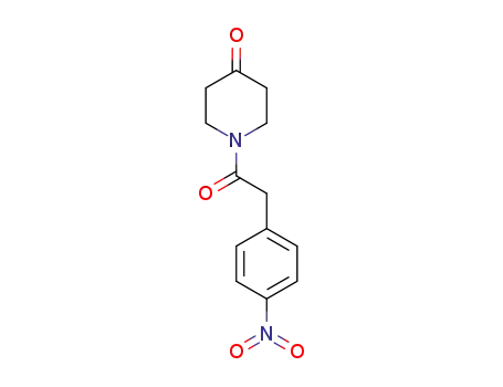 4-Piperidinone, 1-[(4-nitrophenyl)acetyl]-