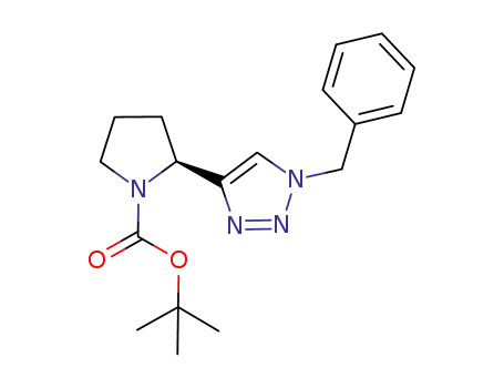 (S)-tert-butyl 2-(1-benzyl-1H-1,2,3-triazol-4-yl)pyrrolidine-1-carboxylate
