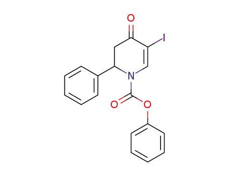 5-Iodo-4-oxo-2-phenyl-3,4-dihydro-2H-pyridine-1-carboxylic acid phenyl ester