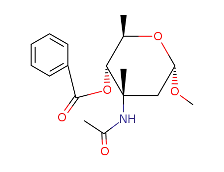 methyl 3-acetamido-4-O-benzoyl-2,3,6-trideoxy-3-C-methyl-α-D-ribo-hexopyranoside