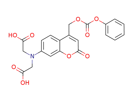 {7-[bis(carboxymethyl)amino]coumarin-4-yl}methyl phenyl carbonate