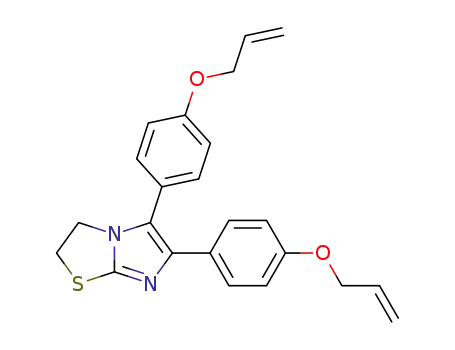 Imidazo[2,1-b]thiazole, 2,3-dihydro-5,6-bis[4-(2-propenyloxy)phenyl]-