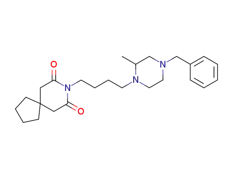 8-[4-(2-Methyl-4-[phenylmethyl]-1-piperazinyl)-butyl]-8-azaspiro[4.5]decane-7,9-dione