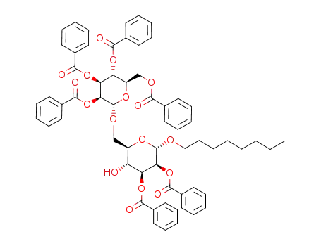 octyl (2,3,4,6-tetra-O-benzoyl-α-D-mannopyranosyl)-(1->6)-2,3-di-O-benzoyl-α-D-mannopyranoside
