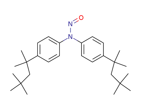 Molecular Structure of 84077-82-7 (4,4'-di-tert-octyldiphenylnitrosoamine)