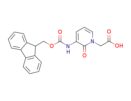 2-(3-((((9H-Fluoren-9-yl)methoxy)carbonyl)amino)-2-oxopyridin-1(2H)-yl)acetic acid