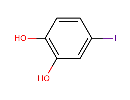 Molecular Structure of 76149-14-9 (4-IODO-1,2-BENZENEDIOL)