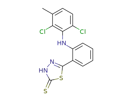 5-<2-<(2,6-dichloro-3-methylphenyl)amino>phenyl>-1,3,4-thiadiazole-2(3H)-thione