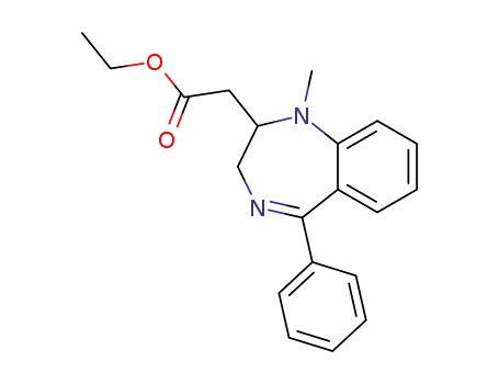 2,3-dihydro-1-methyl-5-phenyl-1H-1,4-benzodiazepine-2-acetic acid ethyl ester