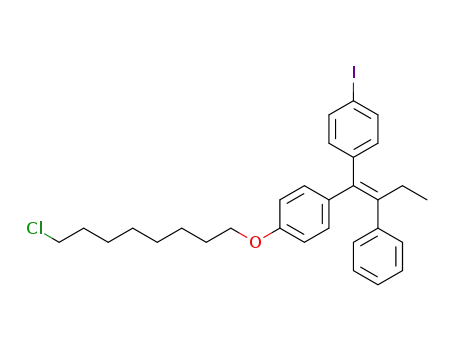 (E)-1-{4-[(8-chlorooctyl)oxy]phenyl}-1-(4-iodophenyl)-2-phenyl-1-butene