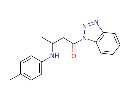 3-(p-toluidino)-1-(1H-benzo[d][1,2,3]triazol-1-yl)-butan-1-one
