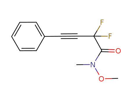 N-methoxy-N-methyl-2,2-difluoro-4-phenyl-3-butynamide