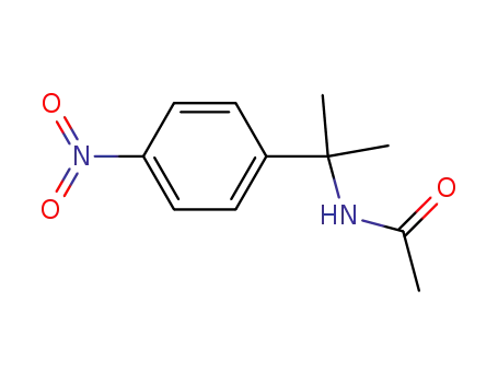 N-(2-(p-nitrophenyl)-2-propyl)acetamide