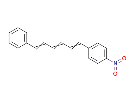 Molecular Structure of 20264-90-8 (1-(4-NITROPHENYL)-6-PHENYLHEXATRIENE, FOR FLUORESCENCE*)