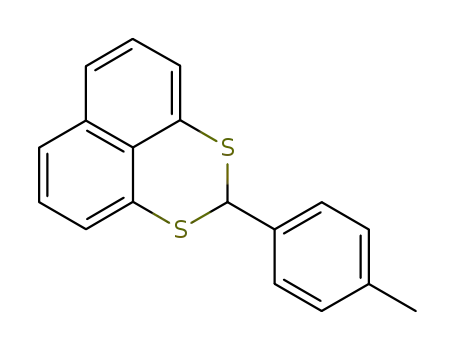 Molecular Structure of 163926-75-8 (2-p-tolylnaphtho<1,8-de>-1,3-dithiin)