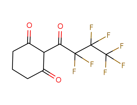 Molecular Structure of 950908-47-1 (2-heptafluorobutyrylcyclohexane-1,3-dione)
