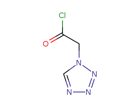 Molecular Structure of 41223-92-1 (1H-TETRAZOLE-1-ACETYL CHLORIDE)