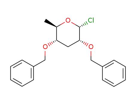 2,4-di-O-benzyl-3,6-dideoxy-α-D-ribo-hexopyranosyl chloride