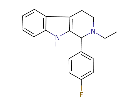 2-ethyl-1-(4-fluorophenyl)-2,3,4,9-tetrahydro-1H-β-carboline
