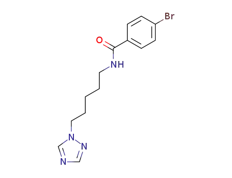 4-Bromo-N-[5-(1H-1,2,4-triazol-1-yl)pentyl]benzamide