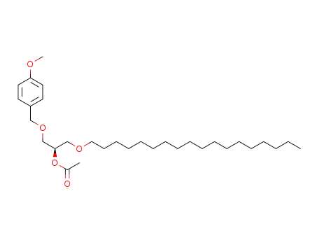 2-Propanol, 1-[(4-methoxyphenyl)methoxy]-3-(octadecyloxy)-, acetate,
(R)-