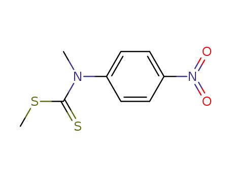 Molecular Structure of 143490-34-0 (Carbamodithioic acid, methyl(4-nitrophenyl)-, methyl ester)